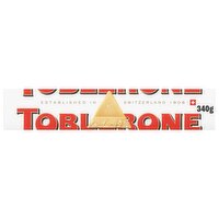Toblerone honey & almond nougat white chocolate gift block 340 g