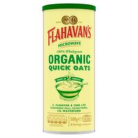 Flahavan's Microwave Organic Quick Oats 500g
