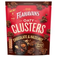 Flahavans Chocolate & Hazelnut Oaty Clusters 350g