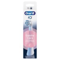 Oral-B iO Gentle Care, Original Replacement Round Brush Heads, 2