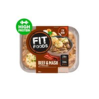 Fit Foods Beef & Mash with Pepper Sauce 400g