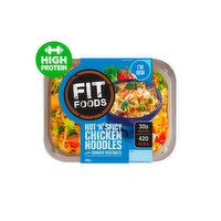 Fit Foods Hot 'N' Spicy Chicken Noodles with Crunchy Vegetables 400g