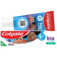 Colgate Big Kids' Smiles 6+ Years Mint Toothpaste 50ml