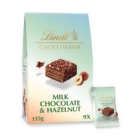 Lindt Choco Wafer Milk Chocolate & Hazelnut Multipack Sharing Box 135g