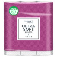 Dunnes Stores 9 Ultra Soft Quilted Rolls