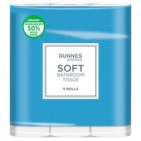Dunnes Stores 9 Soft Bathroom Tissue Rolls