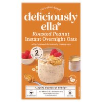 Deliciously Ella Roasted Peanut Instant Overnight Oats 360g