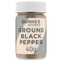 Dunnes Stores Ground Black Pepper 40g