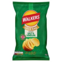 Walkers Salt & Vinegar Grab Bag Crisps 45g