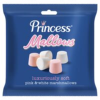 Princess Mallows Pink & White Marshmallows 130g