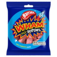 Barratt Wham Sour Softies Sour Raspberry Flavour Gums 140g