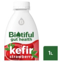Biotiful Gut Health Kefir Milk Drink Strawberry 1 Litre
