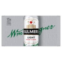 Bulmers Light Irish Cider 15 x 500ml