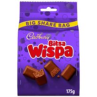 Cadbury Bitsa Wispa Chocolate Large Sharing Bag 175 g