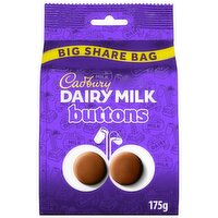 Cadbury Dairy Milk Buttons Chocolate Large Sharing Bag 175 g