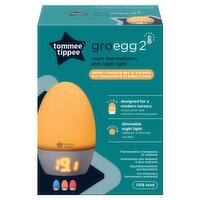Tommee Tippee GroEgg2 Digital Colour-Changing Nursery Thermometer & Nightlight
