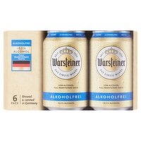 Warsteiner De-Alcoholised German Beer 6 x 0,33 L
