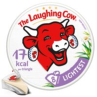The Laughing Cow Lightest Cheese Spread Triangles x8 120g