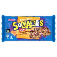 Kellogg’s Rice Krispies Squares Honeycomb & Chocolate flavour Cereal Bars, 4x33g