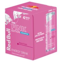 Red Bull The Pink Edition Sugarfree Forest Fruits Energy Drink 4 x 250ml
