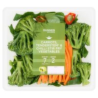 Dunnes Stores Carrots, Tenderstem & Chilli Stir Fry Vegetables 200g