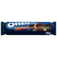 Oreo Spooky Cocoa Sandwich Cookies with Vanilla Flavour Filling 154g