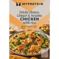 Myprotein Sticky Honey, Ginger & Sesame Chicken with Rice 350g