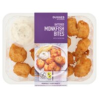 Dunnes Stores Battered Monkfish Bites with a Tartare Dip 250g