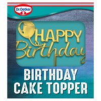 Dr.Oetker Birthday Cake Topper