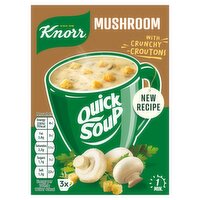 Knorr Mushroom Quick Soup 3 x 18g (54g)