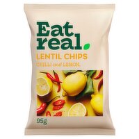 Eat Real Chilli & Lemon Lentil Chips Sharing 95g