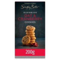 Dunnes Stores Simply Better Handmade Oat & Cranberry Cookies 200g