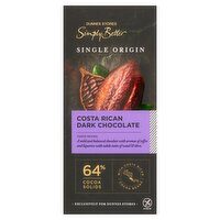 Dunnes Stores Simply Better Single Origin Costa Rican Dark Chocolate 100g