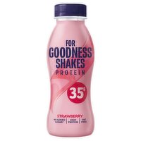 For Goodness Shakes Strawberry Flavour Protein 330ml