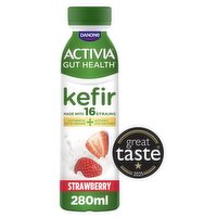 Activia Kefir Strawberry Gut Health Fruit Yoghurt Drink, 280g