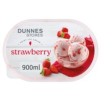 Dunnes Stores Strawberry Dairy Ice Cream 900ml