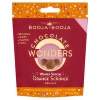 Booja-Booja Organic Winter Special Chocolate Wonders Orange Scrunch 65g