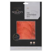 Nolans Wild Smoked Salmon Slices 150g