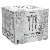 Monster Energy Ultra Zero Sugar 9 x 500ml