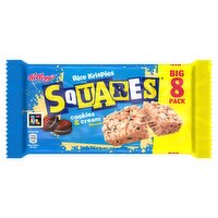 Kellogg's Rice Krispies Squares Cookies and Cream Flavour Snack Bars 8x34g