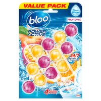Bloo Power Active Fruitopia Toilet Rim Block 3 x 50g