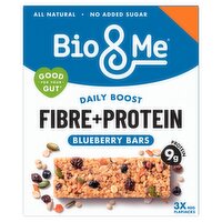 Bio&Me Blueberry Fibre + Protein Bars 3 x 40g