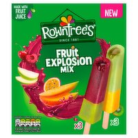 Rowntree's Fruit Explosion Mix 6 x 42 ml (252ml)