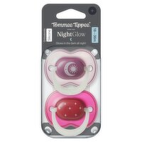 Tommee Tippee NightGlow Dummy, 18-36 Months, Glow in the Dark, Orthodontic Teat