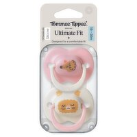 Tommee Tippee Ultimate Fit Soother, 18-36 Months, 2 Pack, Orthodontic Dummy