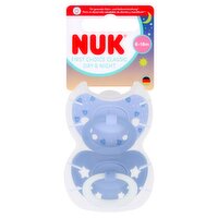 Nuk 2 Silicone First Choice Classic Day & Night 6-18m