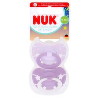 Nuk 2 Silicone First Choice Classic Day & Night 18-36m