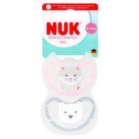 Nuk 2 Silicone Perfect Match Air 6-18M
