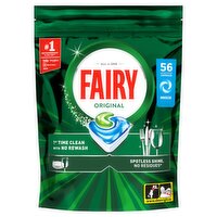 Fairy Original Power Dishwasher Tablets, Breeze, 56 Capsules