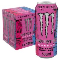 Monster Energy Ultra Ruby Red 4 x 500ml